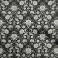 thumbnail image 1 of oneOone Polyester Spandex Black Fabric Floral Fabric For Sewing Printed Craft Fabric By The Yard 56 Inch Wide, 1 of 4