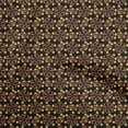 thumbnail image 1 of oneOone Polyester Spandex Black Fabric Floral Sewing Material Print Fabric By The Yard 56 Inch Wide, 1 of 4