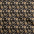 thumbnail image 1 of oneOone Polyester Spandex Black Fabric Florals Craft Projects Decor Fabric Printed By The Yard 56 Inch Wide, 1 of 4