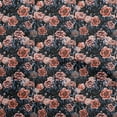thumbnail image 1 of oneOone Polyester Spandex Black Fabric Florals Craft Projects Decor Fabric Printed By The Yard 56 Inch Wide, 1 of 4