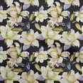 thumbnail image 1 of oneOone Polyester Spandex Black Fabric Florals Dress Material Fabric Print Fabric By The Yard 56 Inch Wide, 1 of 6