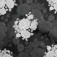 thumbnail image 1 of oneOone Polyester Spandex Black Fabric Florals Fabric For Sewing Printed Craft Fabric By The Yard 56 Inch Wide, 1 of 4