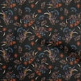 thumbnail image 1 of oneOone Polyester Spandex Black Fabric Florals Sewing Fabric By The Yard Printed Diy Clothing Sewing Supplies 56 Inch Wide, 1 of 4