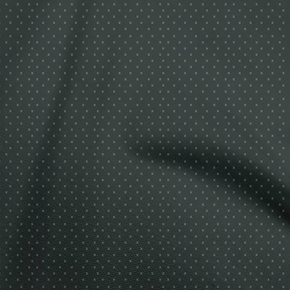 oneOone Polyester Spandex Black Fabric Geometric Sewing Craft Projects Fabric Prints By Yard 56 Inch Wide