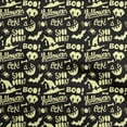 thumbnail image 1 of oneOone Polyester Spandex Black Fabric Halloween Diy Clothing Quilting Fabric Print Fabric By Yard 56 Inch Wide, 1 of 4