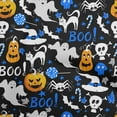 thumbnail image 1 of oneOone Polyester Spandex Black Fabric Halloween Fabric For Sewing Printed Craft Fabric By The Yard 56 Inch Wide, 1 of 4