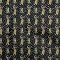 thumbnail image 1 of oneOone Polyester Spandex Black Fabric Kalamkari Kathakali Sewing Fabric By The Yard Printed Diy Clothing Sewing Supplies 56 Inch Wide, 1 of 5