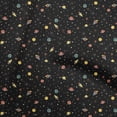 thumbnail image 1 of oneOone Polyester Spandex Black Fabric Kids Space Craft Projects Decor Fabric Printed By The Yard 56 Inch Wide, 1 of 4