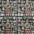 thumbnail image 1 of oneOone Polyester Spandex Black Fabric Medical Doodle Sewing Fabric By The Yard Printed Diy Clothing Sewing Supplies 56 Inch Wide, 1 of 4