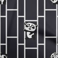 thumbnail image 1 of oneOone Polyester Spandex Black Fabric Panda Animal Craft Projects Decor Fabric Printed By The Yard 56 Inch Wide, 1 of 4