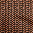 thumbnail image 1 of oneOone Polyester Spandex Black Fabric Pumpkin Craft Projects Decor Fabric Printed By The Yard 56 Inch Wide, 1 of 1