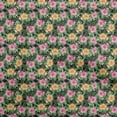 thumbnail image 1 of oneOone Polyester Spandex Black Fabric Tropical Dress Material Fabric Print Fabric By The Yard 56 Inch Wide, 1 of 5
