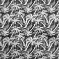 thumbnail image 1 of oneOone Polyester Spandex Black Fabric Tropical Palm Tree Diy Clothing Quilting Fabric Print Fabric By Yard 56 Inch Wide, 1 of 6