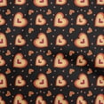 thumbnail image 1 of oneOone Polyester Spandex Black Fabric Valentine Heart Diy Clothing Quilting Fabric Print Fabric By Yard 56 Inch Wide, 1 of 4