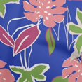 thumbnail image 1 of oneOone Polyester Spandex Blue Fabric Abstract Tropical Floral Sewing Material Print Fabric By The Yard 56 Inch Wide, 1 of 4