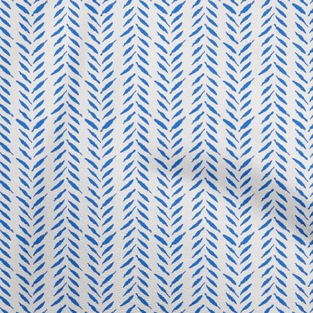 oneOone Polyester Spandex Blue Fabric Block Fabric For Sewing Printed Craft Fabric By The Yard 56 Inch Wide-G6