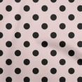 thumbnail image 1 of oneOone Polyester Spandex Blush Pink Fabric Dots Dress Material Fabric Print Fabric By The Yard 56 Inch Wide-B4, 1 of 6