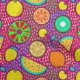 thumbnail image 1 of oneOone Polyester Spandex Bright Red Fabric Tropical Fruit Fabric For Sewing Printed Craft Fabric By The Yard 56 Inch Wide, 1 of 6