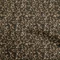 thumbnail image 1 of oneOone Polyester Spandex Brown Fabric Abstract Leaves Fabric For Sewing Printed Craft Fabric By The Yard 56 Inch Wide, 1 of 4