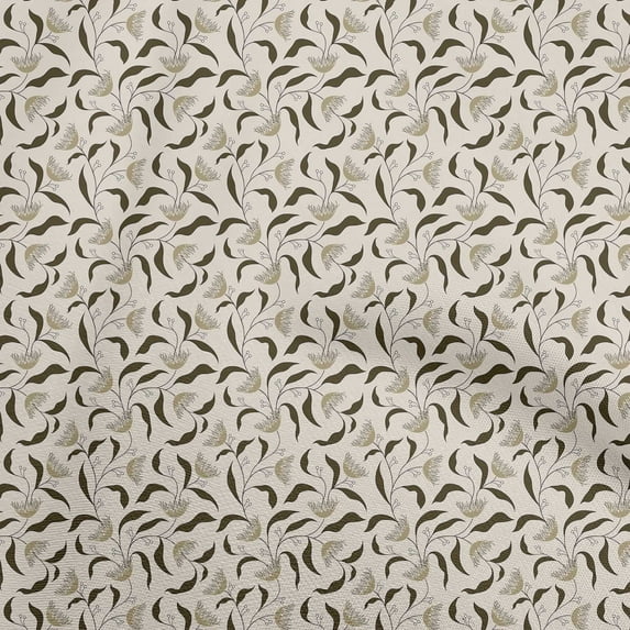 oneOone Polyester Spandex Brown Fabric Asian Batik Floral Sewing Fabric By The Yard Printed Diy Clothing Sewing Supplies 56 Inch Wide