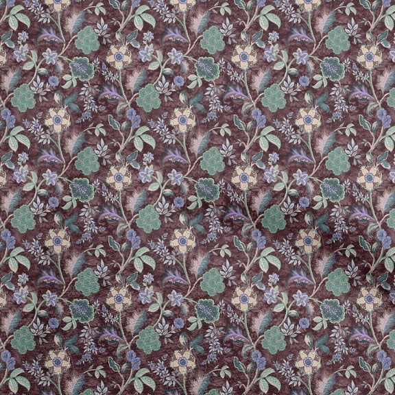 oneOone Polyester Spandex Brown Fabric Batik Diy Clothing Quilting Fabric Print Fabric By Yard 56 Inch Wide