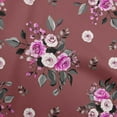 thumbnail image 1 of oneOone Polyester Spandex Brown Fabric Floral Diy Clothing Quilting Fabric Print Fabric By Yard 56 Inch Wide-WS, 1 of 4