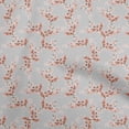 thumbnail image 1 of oneOone Polyester Spandex Brown Fabric Floral Sewing Material Print Fabric By The Yard 56 Inch Wide, 1 of 5