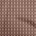 thumbnail image 1 of oneOone Polyester Spandex Brown Fabric Geometric Dress Material Fabric Print Fabric By The Yard 56 Inch Wide, 1 of 4