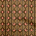 thumbnail image 1 of oneOone Polyester Spandex Brown Fabric Geometric Sewing Craft Projects Fabric Prints By Yard 56 Inch Wide, 1 of 5