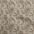 thumbnail image 1 of oneOone Polyester Spandex Brown Fabric Jacobean Floral Quilting Supplies Print Sewing Fabric By The Yard 56 Inch Wide, 1 of 4
