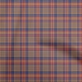 thumbnail image 1 of oneOone Polyester Spandex Dark Blue Fabric Check Craft Projects Decor Fabric Printed By The Yard 56 Inch Wide, 1 of 4