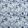 thumbnail image 1 of oneOone Polyester Spandex Dark Blue Fabric Tree Sewing Craft Projects Fabric Prints By Yard 56 Inch Wide, 1 of 4