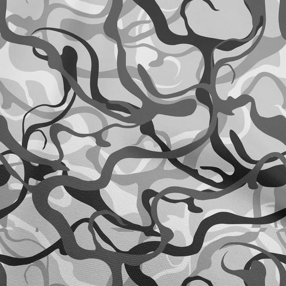 oneOone Polyester Spandex Dark Gray Fabric Abstracts Craft Projects Decor Fabric Printed By The Yard 56 Inch Wide