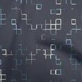 thumbnail image 1 of oneOone Polyester Spandex Dark Navy Blue Fabric Geometric Dress Material Fabric Print Fabric By The Yard 56 Inch Wide, 1 of 6