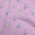 thumbnail image 1 of oneOone Polyester Spandex Dusty Purple Fabric Ocean Turtles With Dot Dress Material Fabric Print Fabric By The Yard 56 Inch Wide, 1 of 4