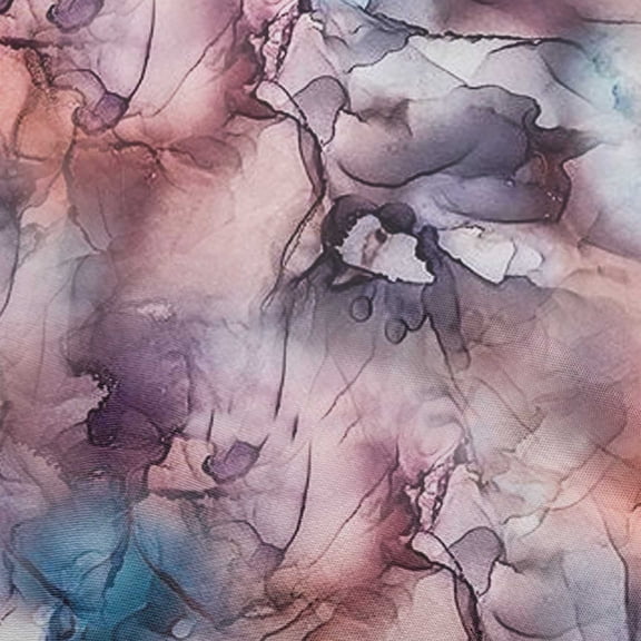 oneOone Polyester Spandex Dusty Rose Fabric Abstract Floral Dress Material Fabric Print Fabric By The Yard 56 Inch Wide