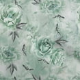 thumbnail image 1 of oneOone Polyester Spandex Dusty Teal Green Fabric Florals Sewing Fabric By The Yard Printed Diy Clothing Sewing Supplies 56 Inch Wide, 1 of 4