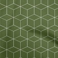 thumbnail image 1 of oneOone Polyester Spandex Forest Green Fabric Geometric Sewing Material Print Fabric By The Yard 56 Inch Wide, 1 of 4
