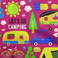 thumbnail image 1 of oneOone Polyester Spandex Fuschia Pink Fabric Camping Diy Clothing Quilting Fabric Print Fabric By Yard 56 Inch Wide, 1 of 1