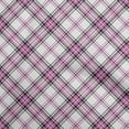 thumbnail image 1 of oneOone Polyester Spandex Fuschia Pink Fabric Checks Quilting Supplies Print Sewing Fabric By The Yard 56 Inch Wide, 1 of 4