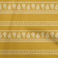 thumbnail image 1 of oneOone Polyester Spandex Gamboge Yellow Fabric Asian Paisley Block Craft Projects Decor Fabric Printed By The Yard 56 Inch Wide, 1 of 4