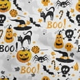 thumbnail image 1 of oneOone Polyester Spandex Gamboge Yellow Fabric Halloween Sewing Material Print Fabric By The Yard 56 Inch Wide, 1 of 4