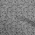 thumbnail image 1 of oneOone Polyester Spandex Gray Fabric Asian Batik Paisley Diy Clothing Quilting Fabric Print Fabric By Yard 56 Inch Wide, 1 of 4