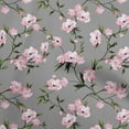 thumbnail image 1 of oneOone Polyester Spandex Gray Fabric Floral Craft Projects Decor Fabric Printed By The Yard 56 Inch Wide, 1 of 4