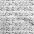 thumbnail image 1 of oneOone Polyester Spandex Gray Fabric Writing Font Diy Clothing Quilting Fabric Print Fabric By Yard 56 Inch Wide, 1 of 4