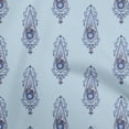 thumbnail image 1 of oneOone Polyester Spandex Grayish Blue Fabric Asian Floral Block Diy Clothing Quilting Fabric Print Fabric By Yard 56 Inch Wide, 1 of 4