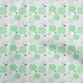 thumbnail image 1 of oneOone Polyester Spandex Green Fabric Floral Sewing Craft Projects Fabric Prints By Yard 56 Inch Wide, 1 of 5