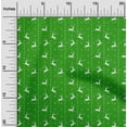 thumbnail image 1 of oneOone Polyester Spandex Green Fabric Merry Christmas Dress Material Fabric Print Fabric By The Yard 56 Inch Wide, 1 of 1