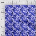 thumbnail image 1 of oneOone Polyester Spandex Indigo Blue Fabric Florals Dress Material Fabric Print Fabric By The Yard 56 Inch Wide-YBC, 1 of 1