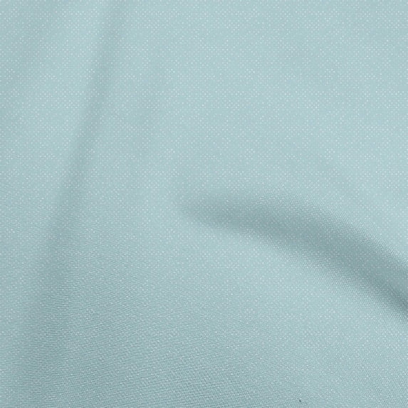 oneOone Polyester Spandex Light Blue Fabric Dot Sewing Material Print Fabric By The Yard 56 Inch Wide
